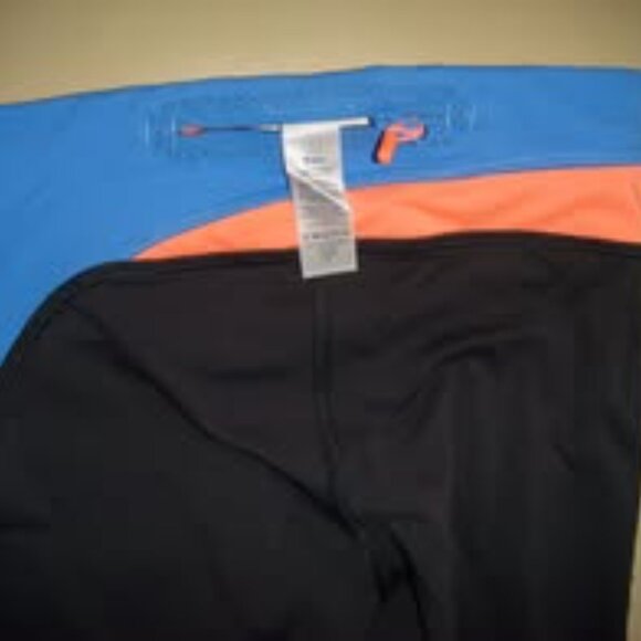 Ivivva by Lululemon🍋ankle leggings grey blue orange pocket on the back size 7 - Picture 3 of 4